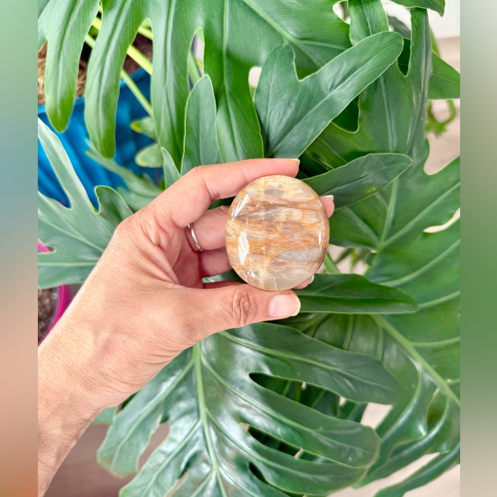 Peach Moonstone Palmstone